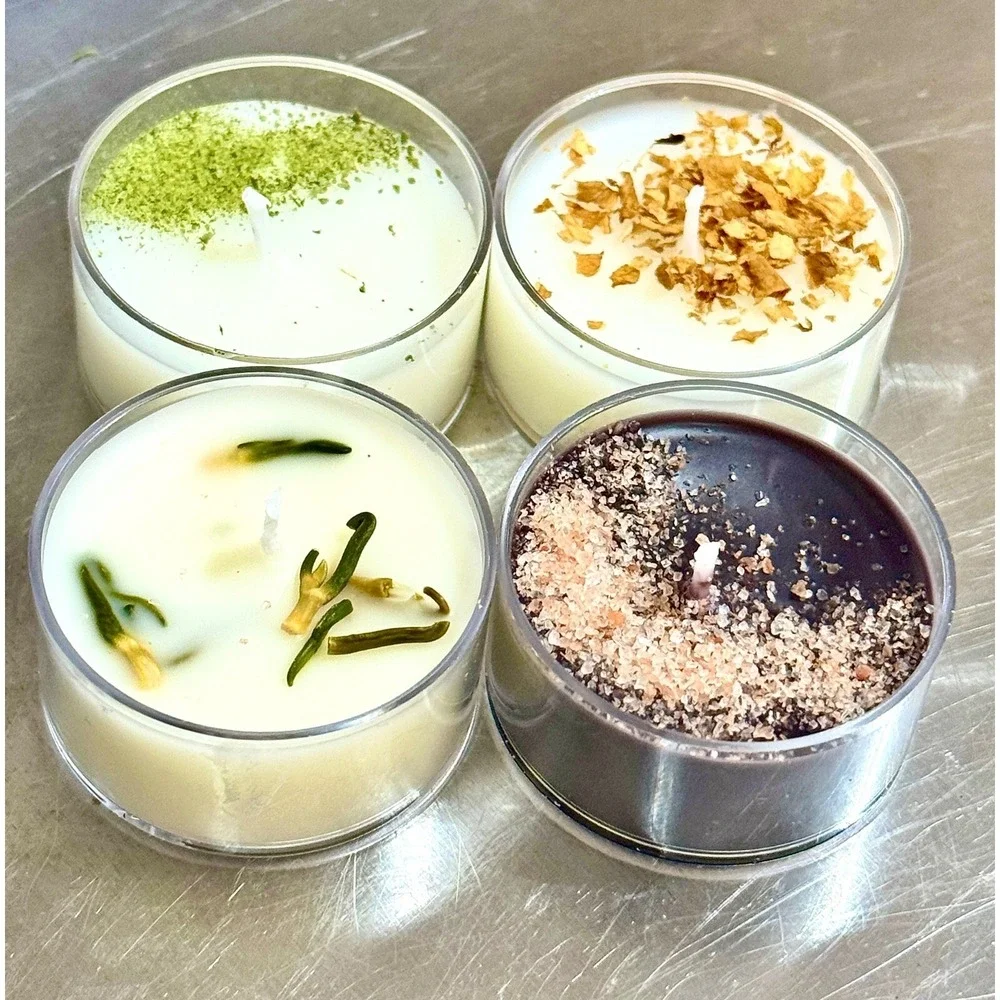 Aromatherapy Organic Candles Set of 4‎ Scented Candles Decorative Candles Gift